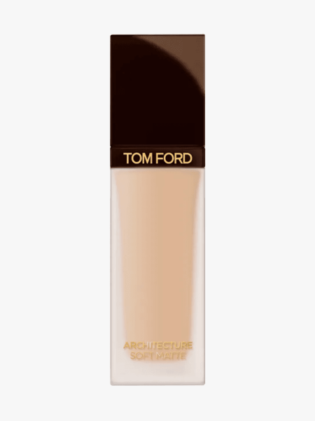 Tom Ford Architecture Soft Matte Foundation in branded component on a light gray background