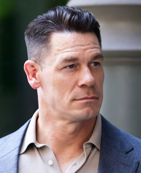 John Cena is seen on the set of Little Brother in Soho on August 10 2025 in New York City