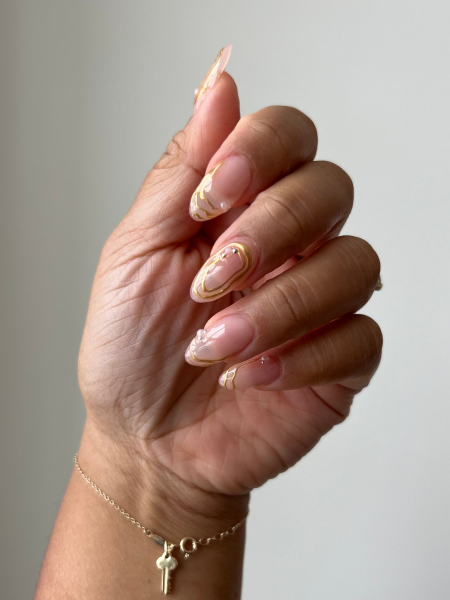 senior editor jesa marie calaor wedding nails